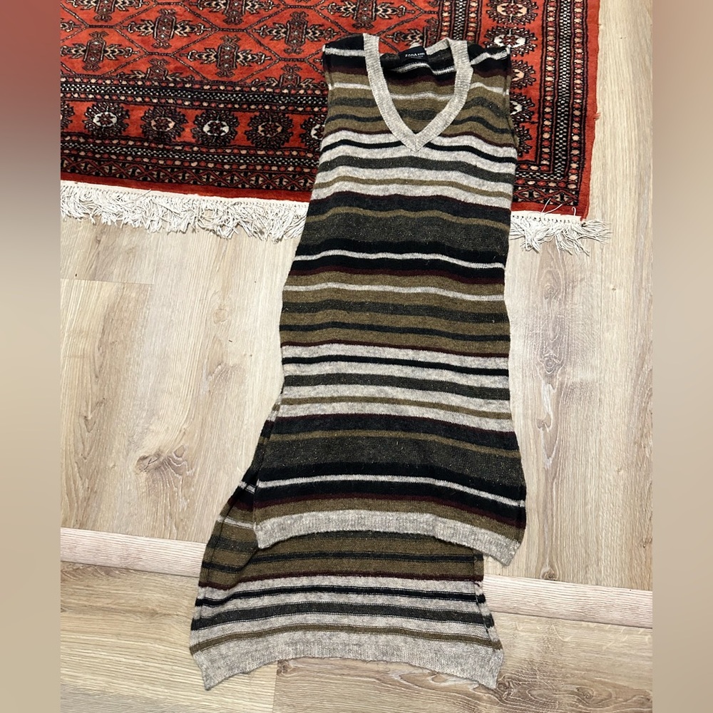 Zara long sweater vest
